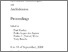 [thumbnail of Conference Proceedings]